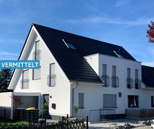 Neubauprojekt zwei Doppelhaushälften in Düsseldorf Meerbusch