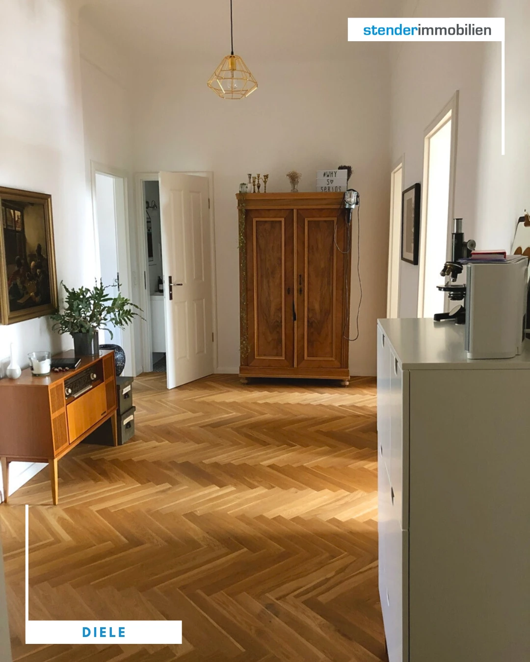 Traumhafte kernsanierte Altbauwohnung
zum Verlieben – Nähe Volksgarten!